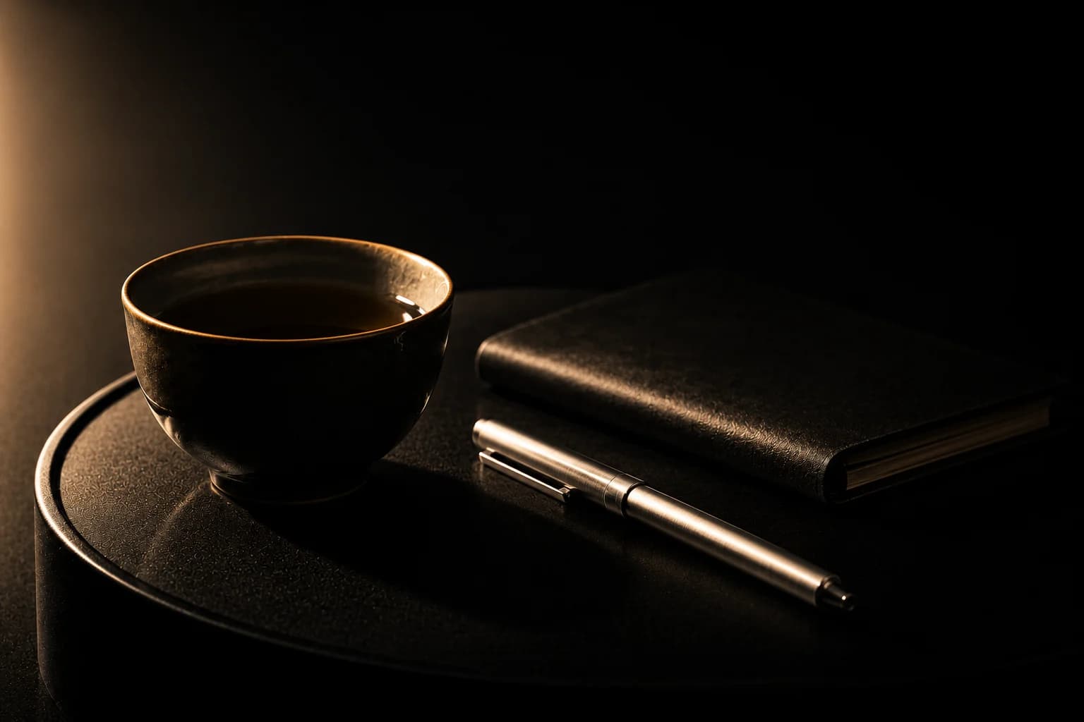 ClearLoft Contact — quiet desk still life